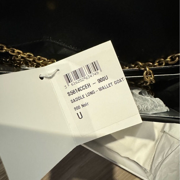 DIOR Saddle Long Wallet with Chain - Picture 4 of 7